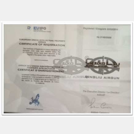EU trademark certificate
